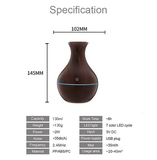 Modern Vase Humidifier for Fresh Air Comfort